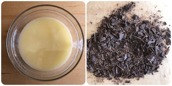 Hazelnoot en chocolade taart - stap 1