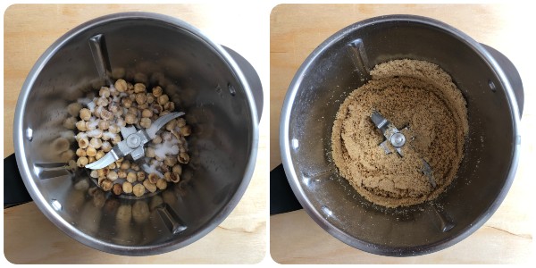 Hazelnoot en chocolade taart - stap 2