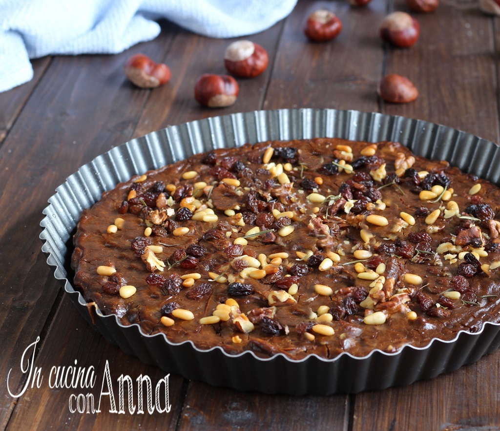 Kastanjecake met chocolade