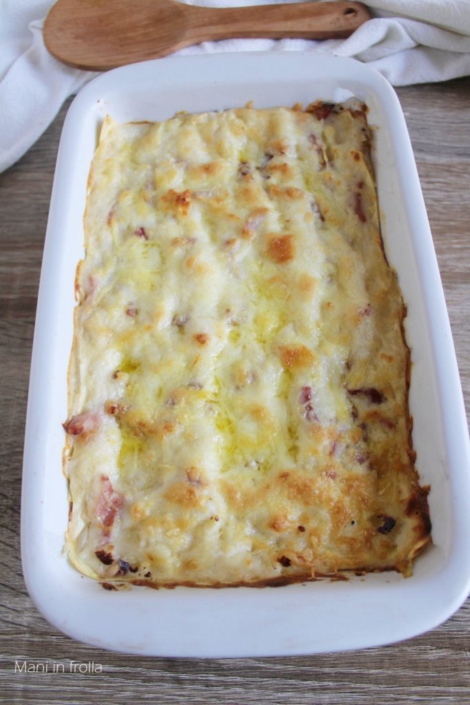 Lasagne uit de Oven met Speck en Kaas