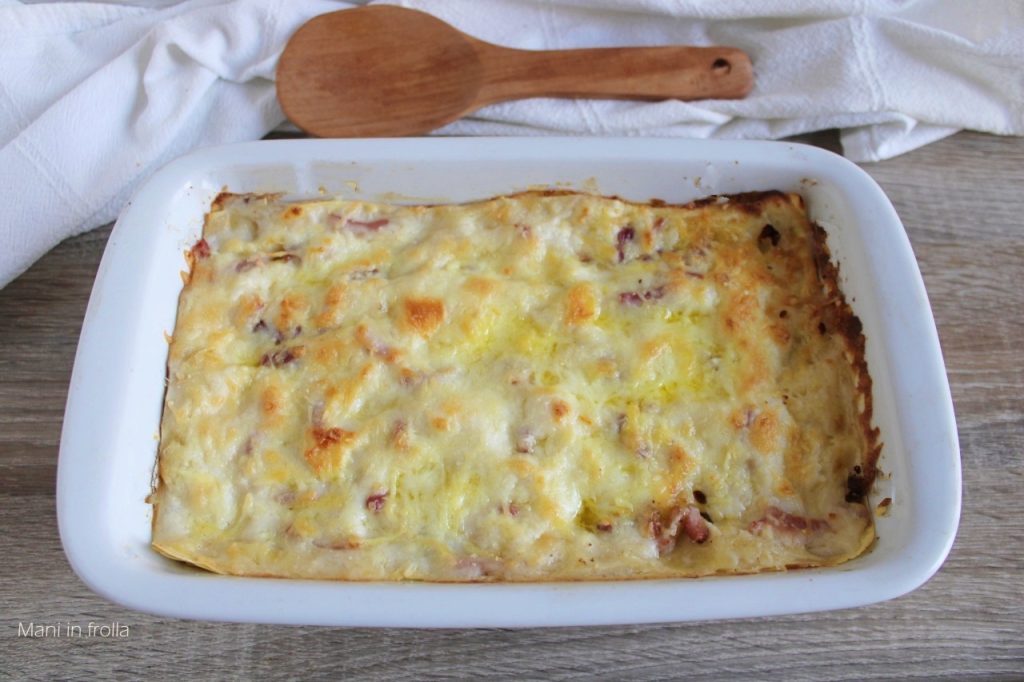 Lasagne uit de Oven met Speck en Kaas