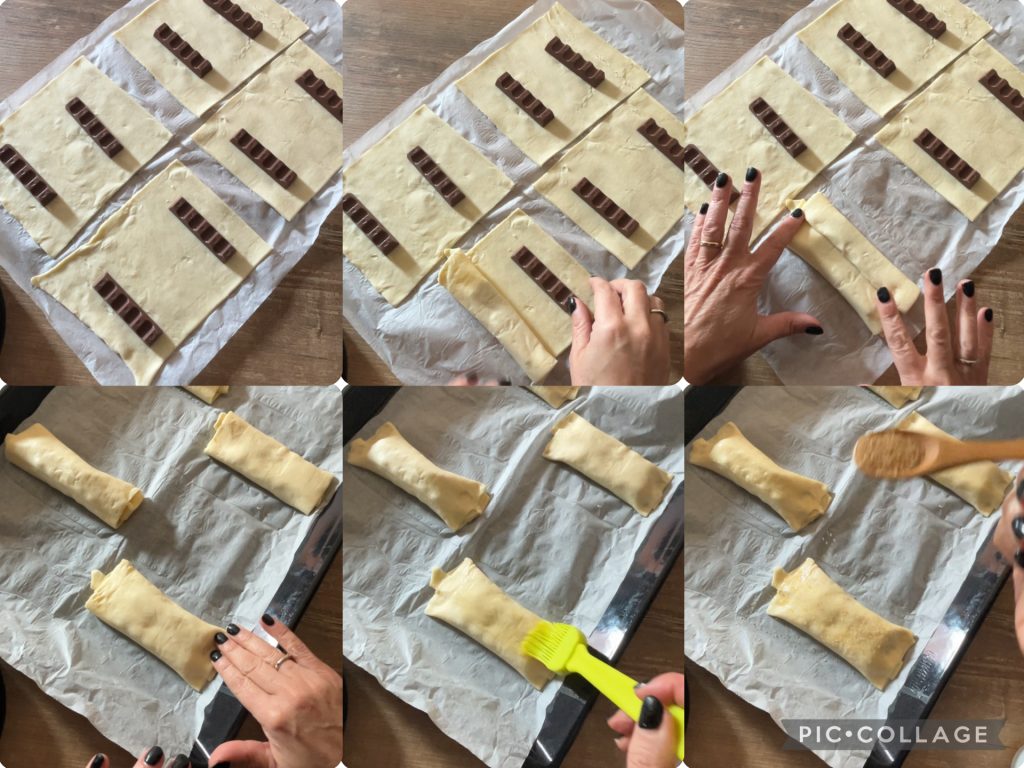 Heerlijke pakketjes met repen en Nutella