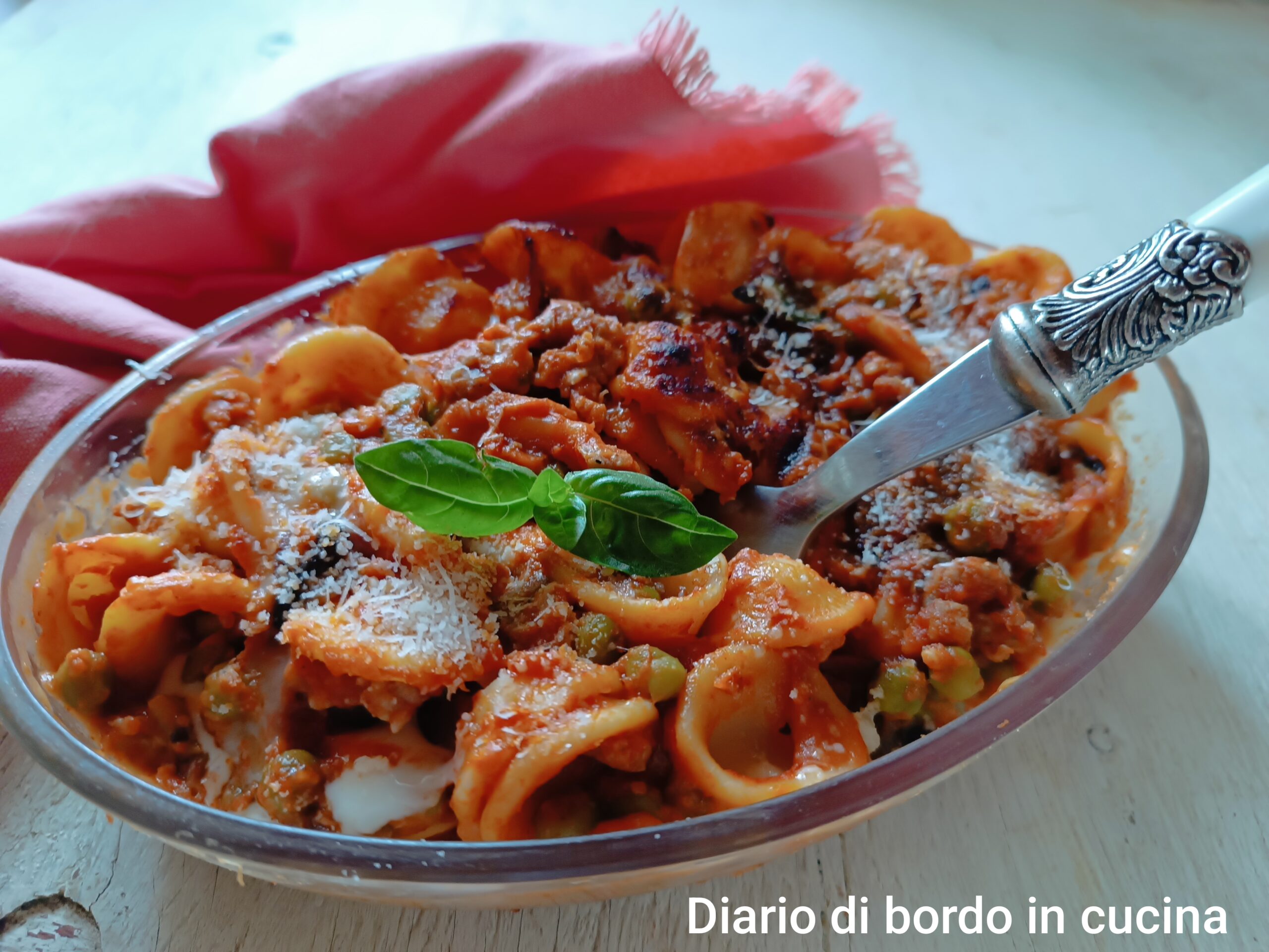 Pasta alla boscaiola uit de oven