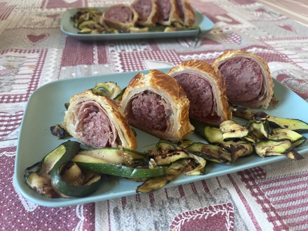 cotechino speck bladerdeeg courgettes