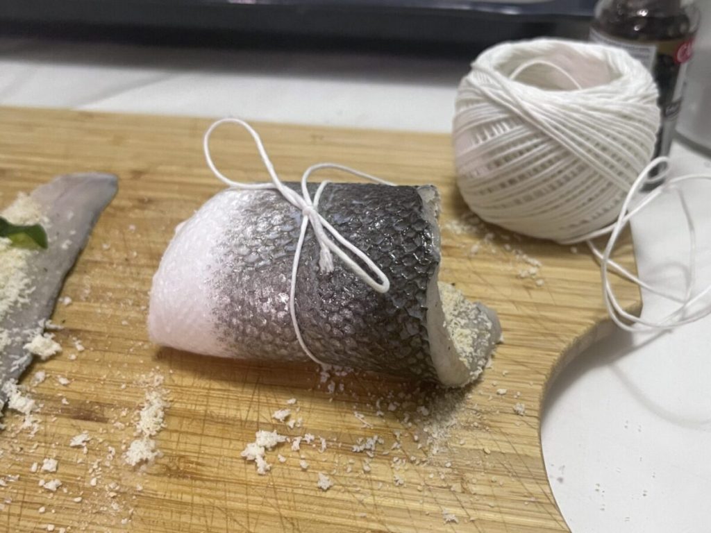 spiralen zeebaars aardappelen kerstomaatjes oven