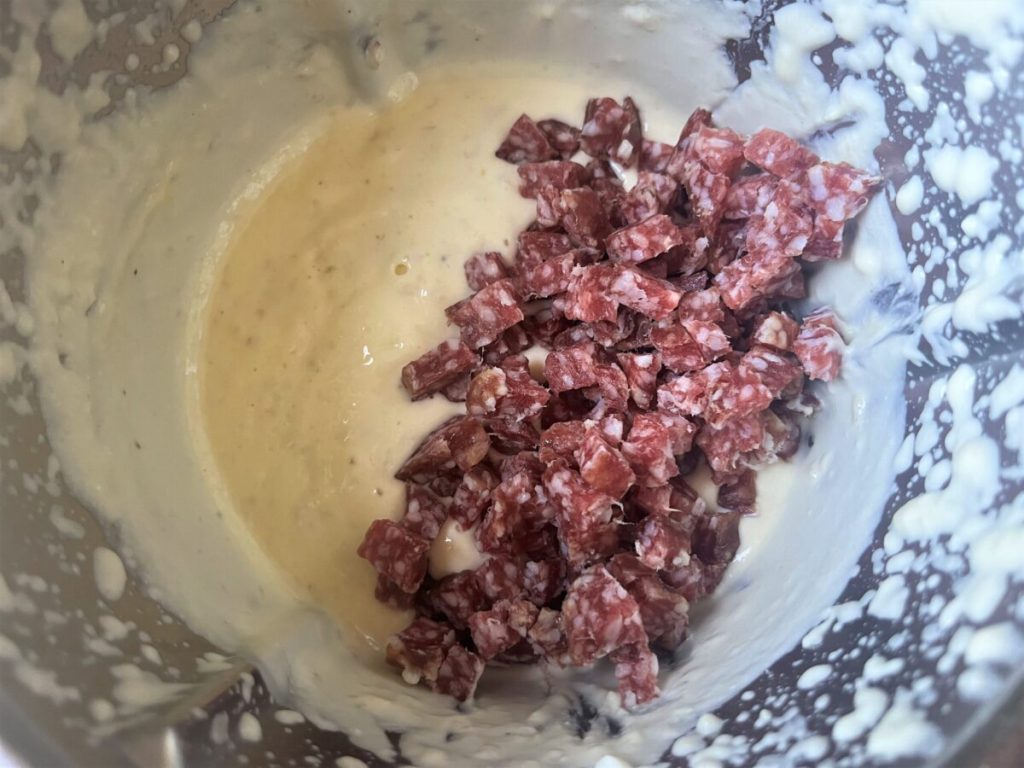 hartige pastiera salami kaas