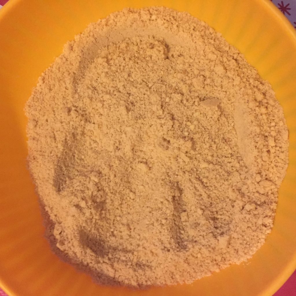 sbriciolona met bananencrème en chocoladedruppels