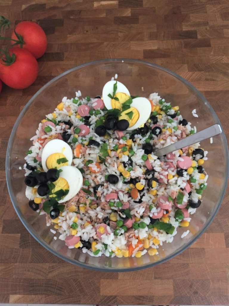 rijstsalade zomers recept koud
