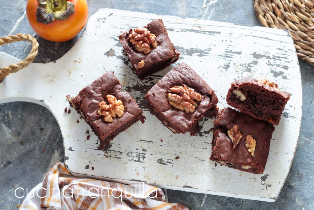 Dadelpruim en walnoot brownies