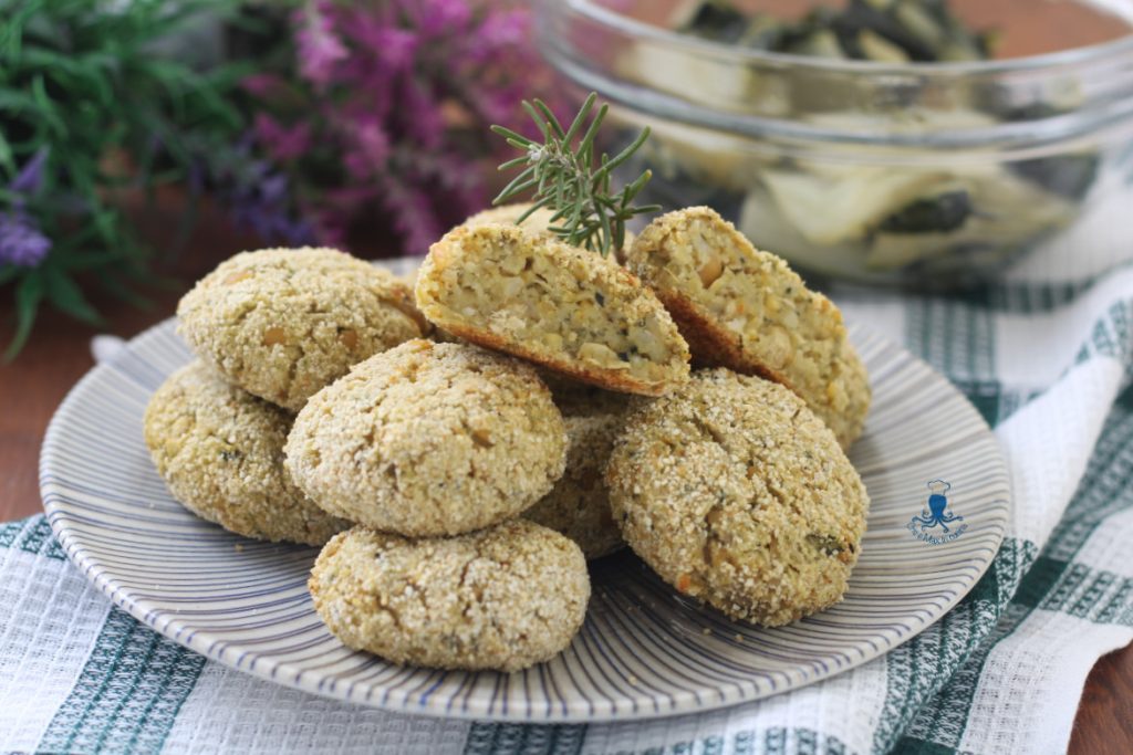Kikkererwten en snijbietballetjes uit de oven of in de airfryer