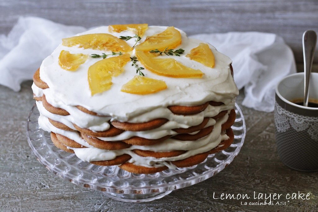 Lemon layer cake torta al limone a strati La cucina di ASI