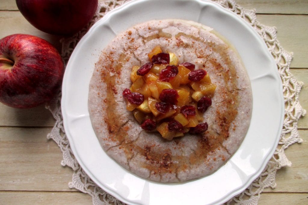 Licht, vegan en glutenvrij havermoutpap, Eet zonder Buik