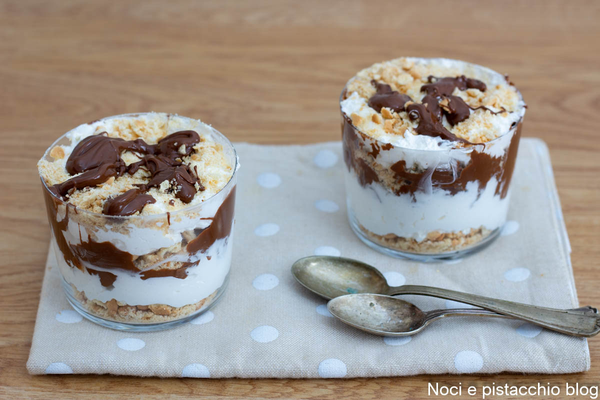 Mascarpone Nutella en koekjesbeker