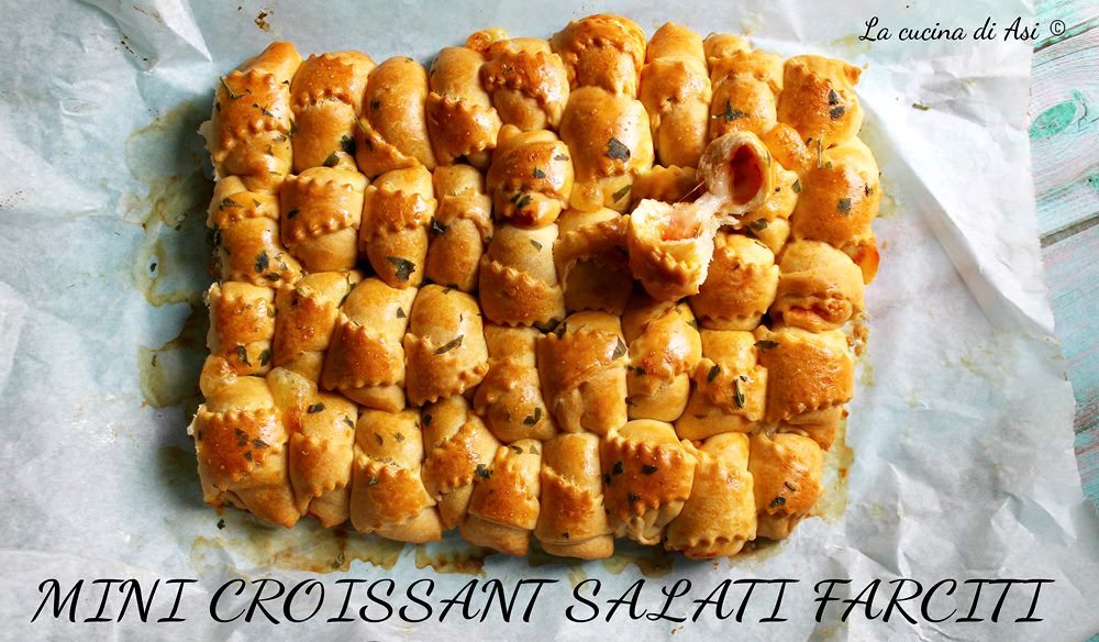 Snelle hartige mini-croissants