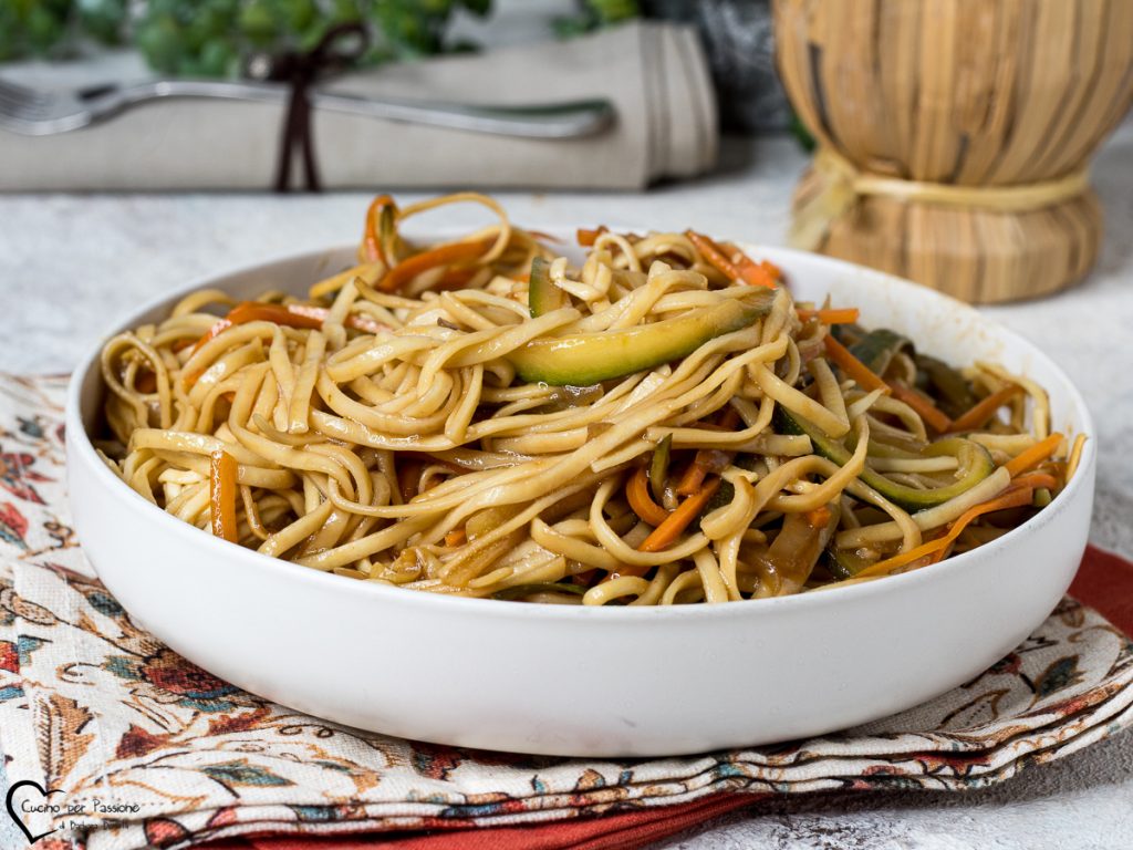 Noodles met groenten