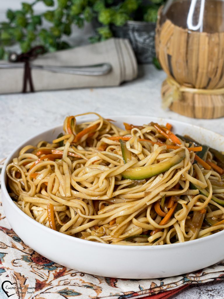 Noodles met groenten