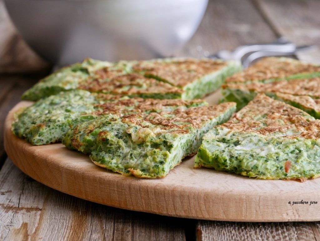 Lichte broccoli omelet | lagecalorisch recept in de oven of in de pan