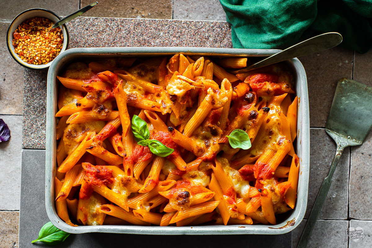 Ovenschotel met Sorrentijnse pasta
