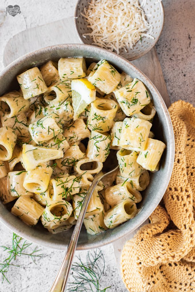 Pasta met dille en Parmezaan