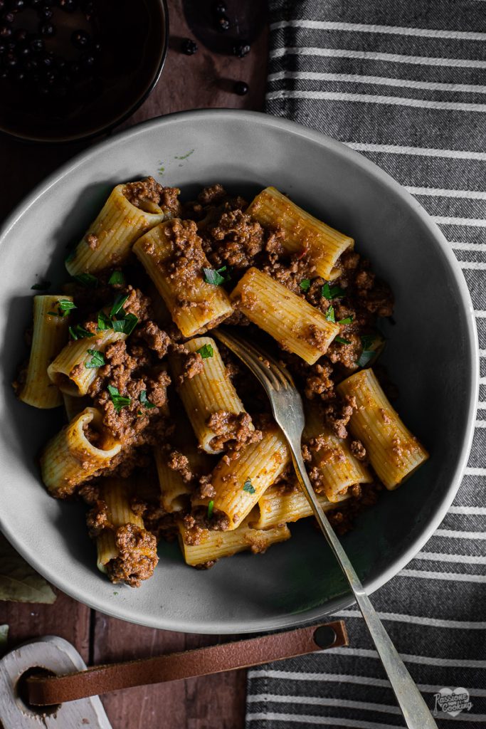 Pasta met hertenvleesragù