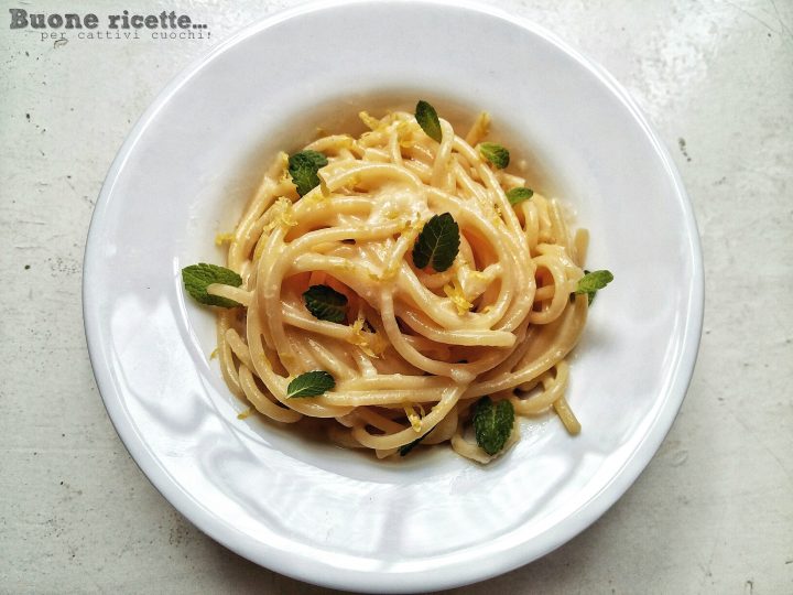 Pasta munt en citroen