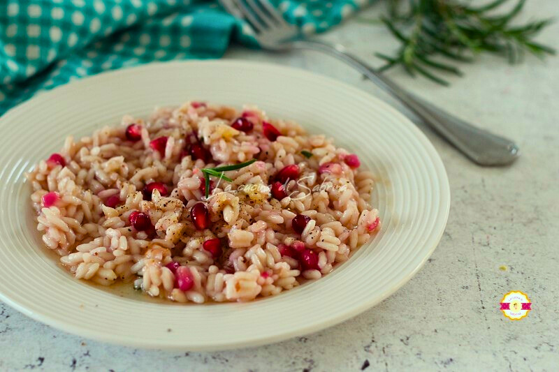 Risotto met granaatappel in de snelkookpan