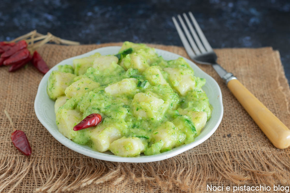 Ricotta Gnocchi met Courgette Crème