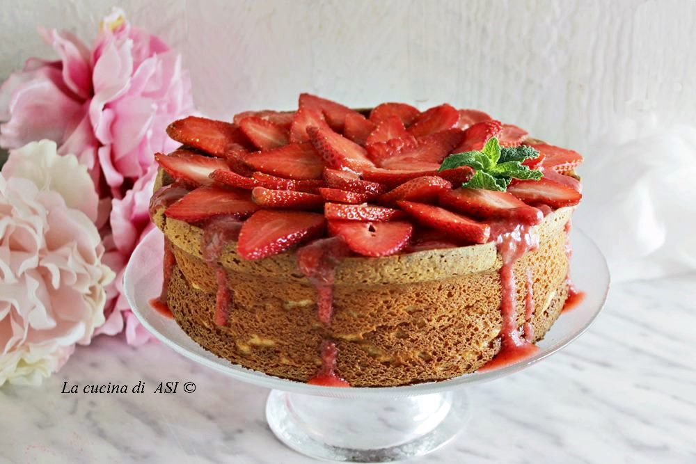 Ricottadessert met Aardbeien ZONDER BLOEM