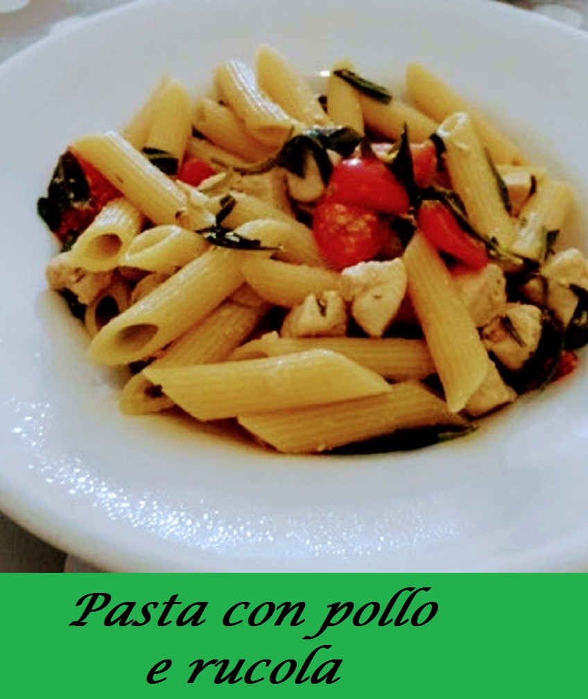 PASTA MET KIP EN RUCOLA COMPLEET