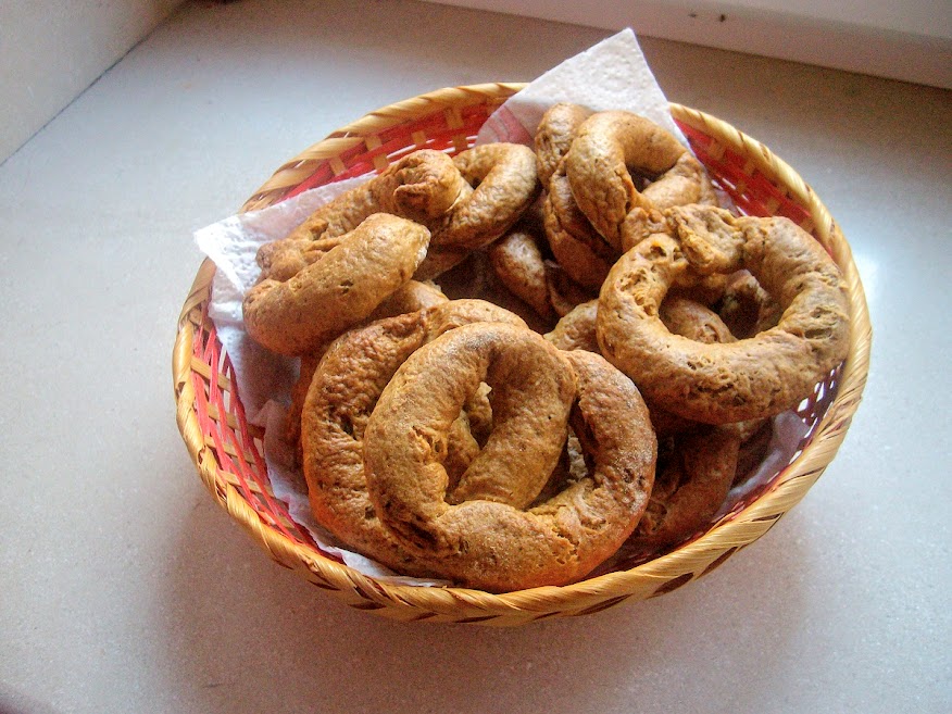 Fris gebakken scaldatelli thuis gemaakt originele Apulische recept