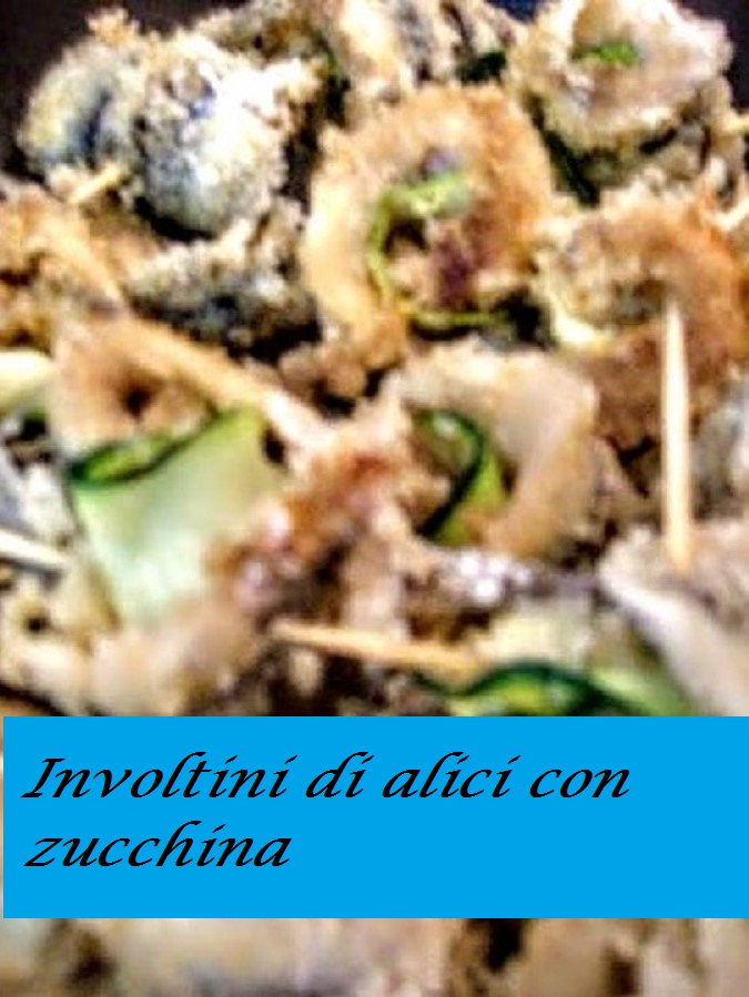 Rolletjes van ansjovis en courgette