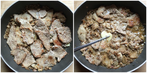 Scaloppine met champignons - bereiding 4