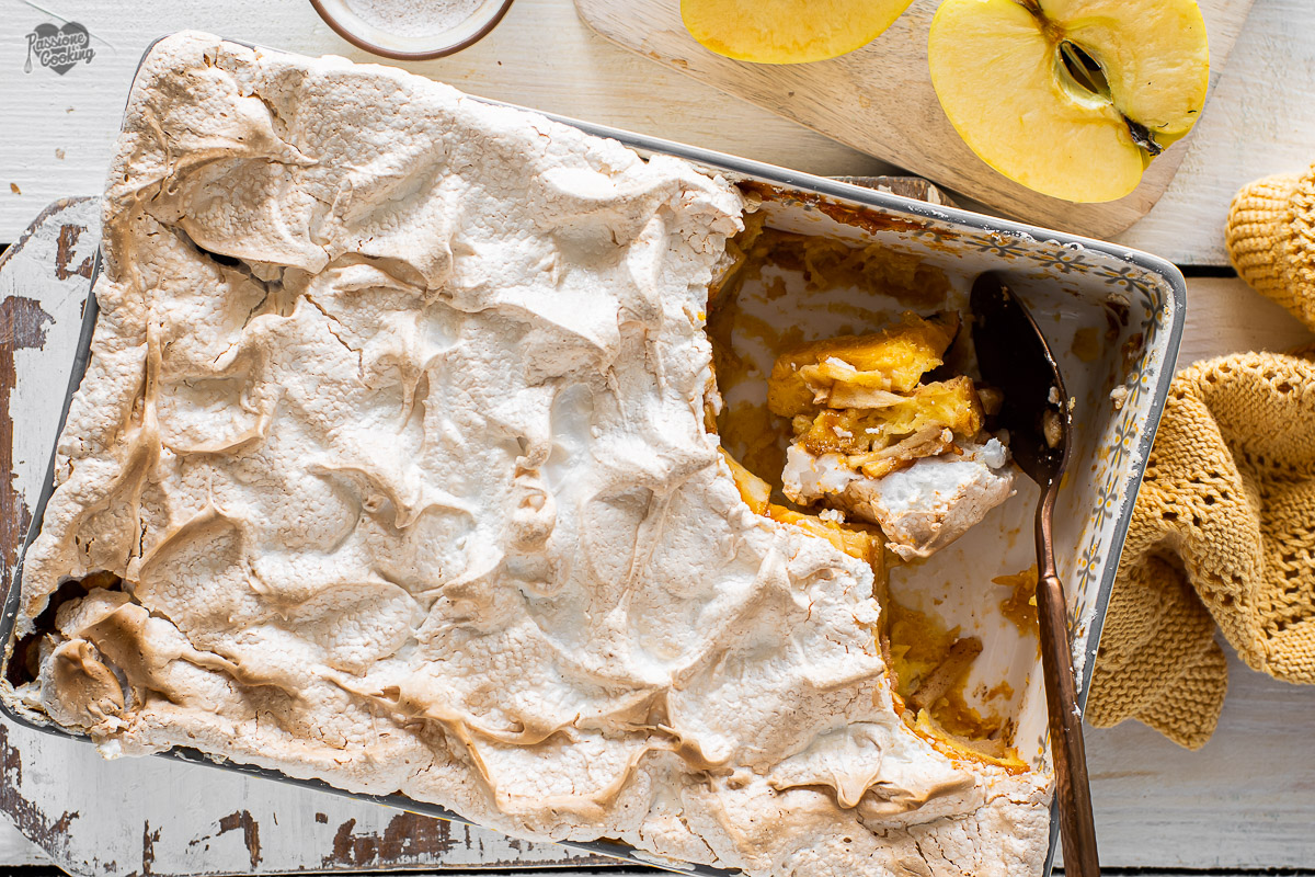 Scheiterhaufen – ovenschotel van oud brood en appels