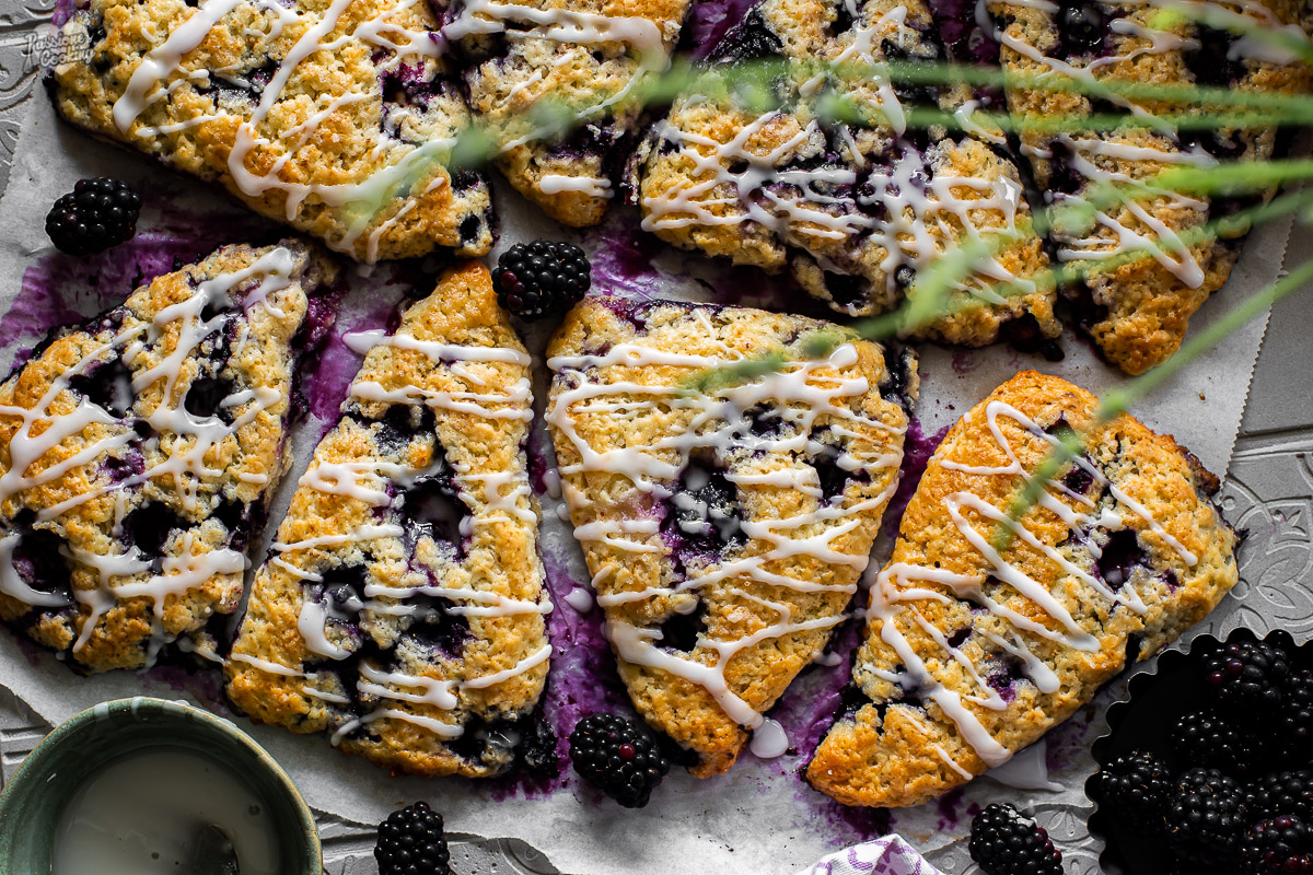 Scones met blauwe bessen