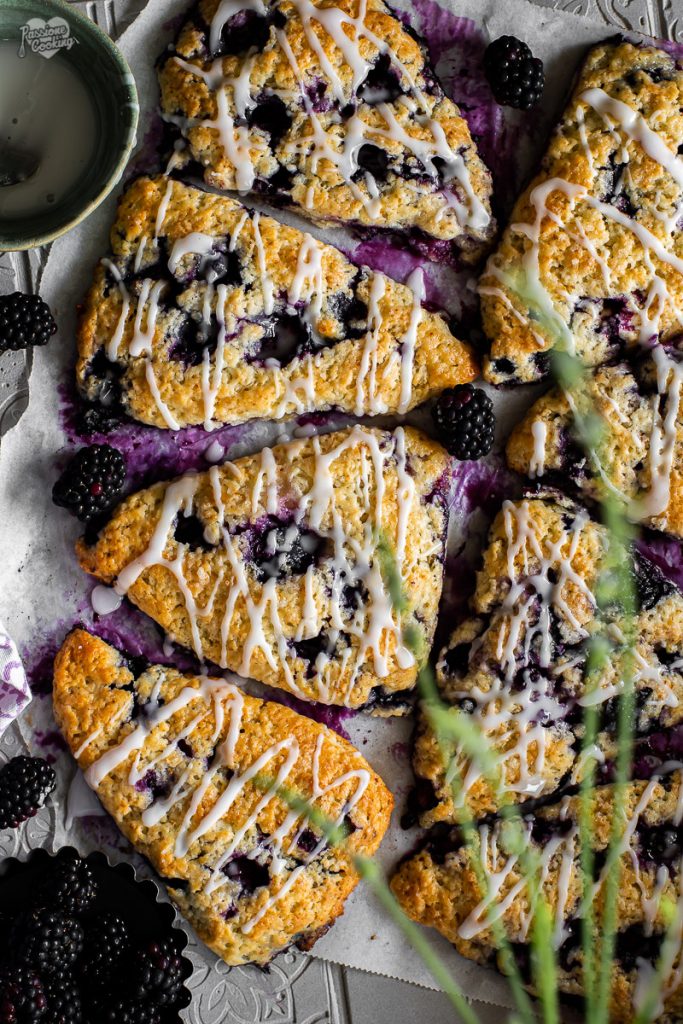 Scones met blauwe bessen