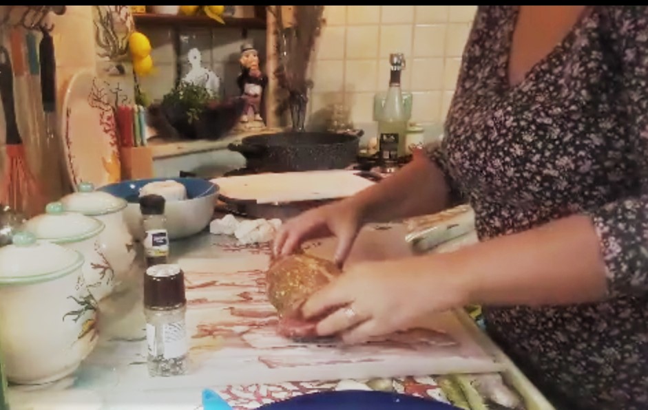 Magere kalfsrollade met aardappelen