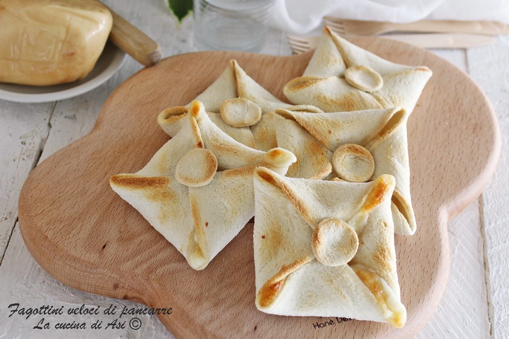 Snelle pakketjes van sneetjes brood