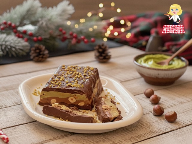 TORRONE VAN DE DODEN PISTACHE EN HAZELNOOT