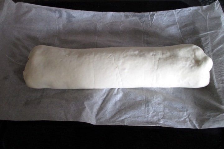 Vegan gehaktbrood in bladerdeegkorst bereiding, Eet zonder Buik