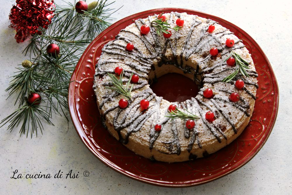 Veganistische kerstkrans