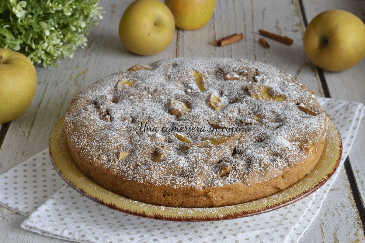 Volkoren watercake met appels