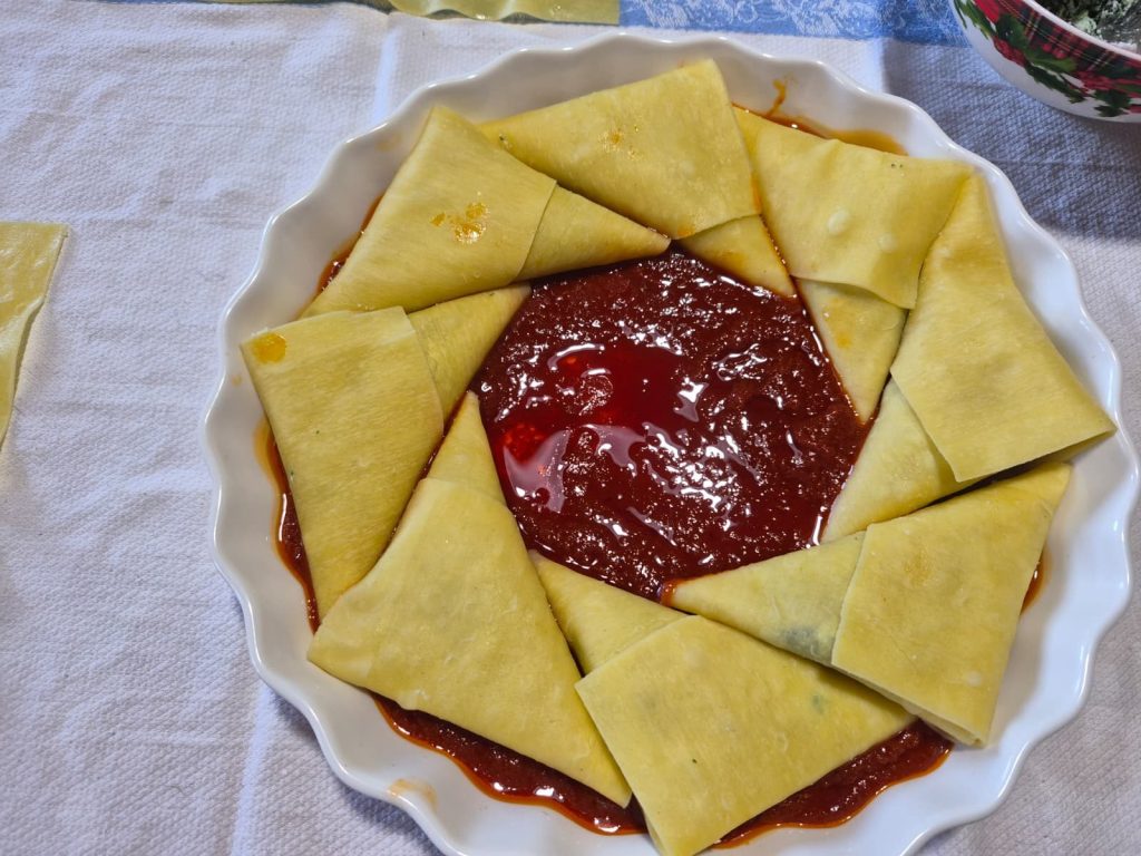 Lasagna Driehoekjes met Gesmolten Kaas