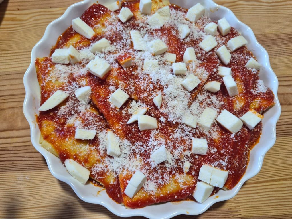 Lasagna Driehoekjes met Gesmolten Kaas