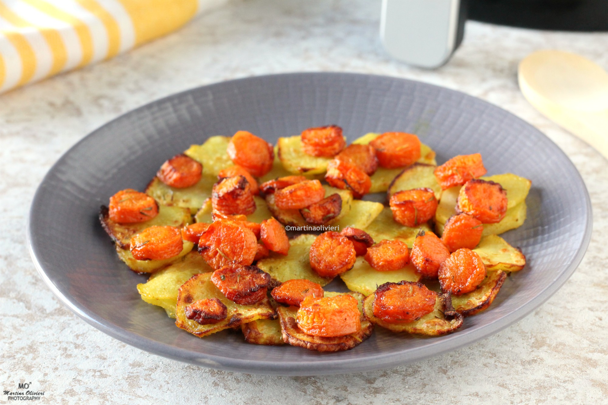 Wortels en Aardappelen met Curry en Honing