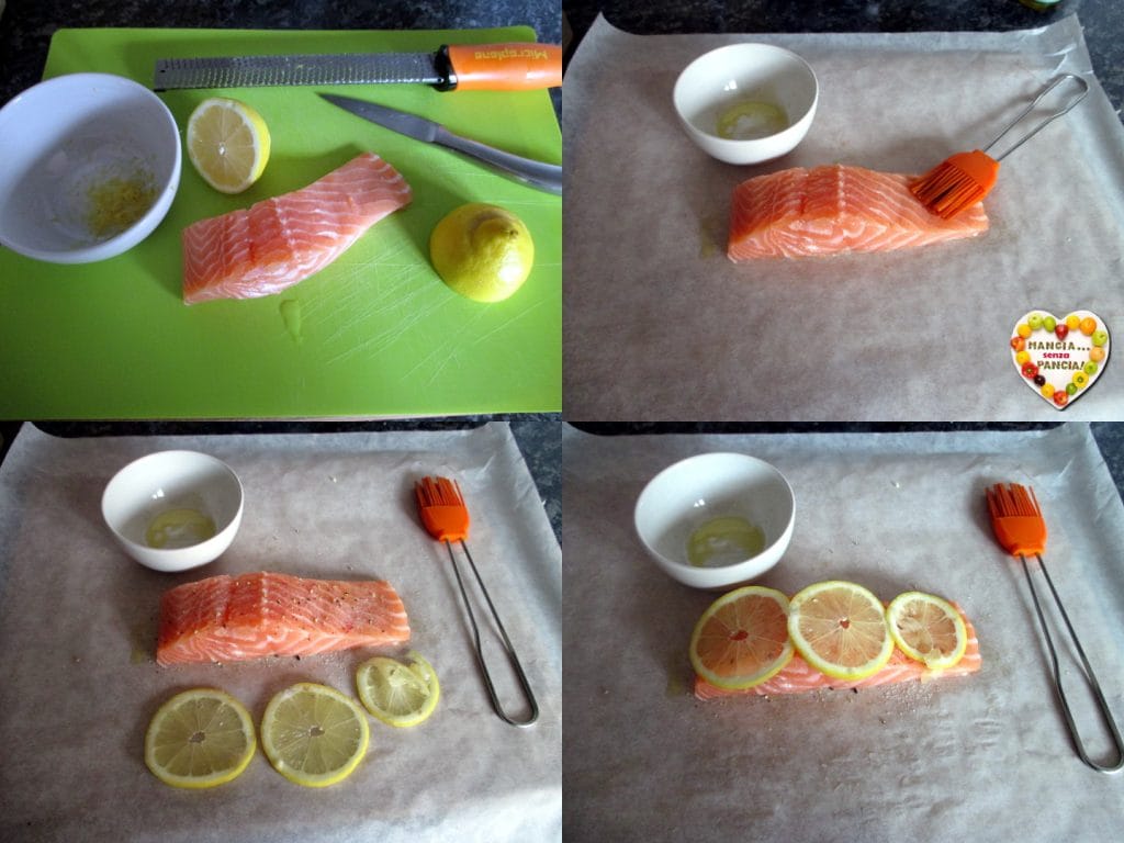 Zalm in folie heteluchtfriteuse, Eten zonder Buik