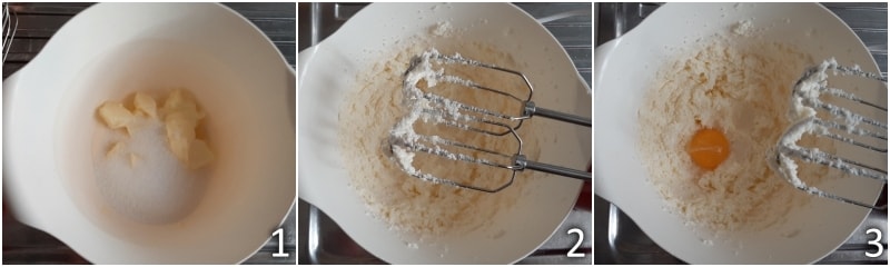 a. zachte boter met suiker kloppen