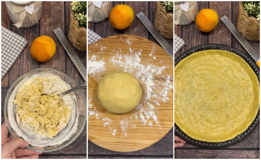 abruzzese ricottataart met gekonfijte vruchten en chocolade