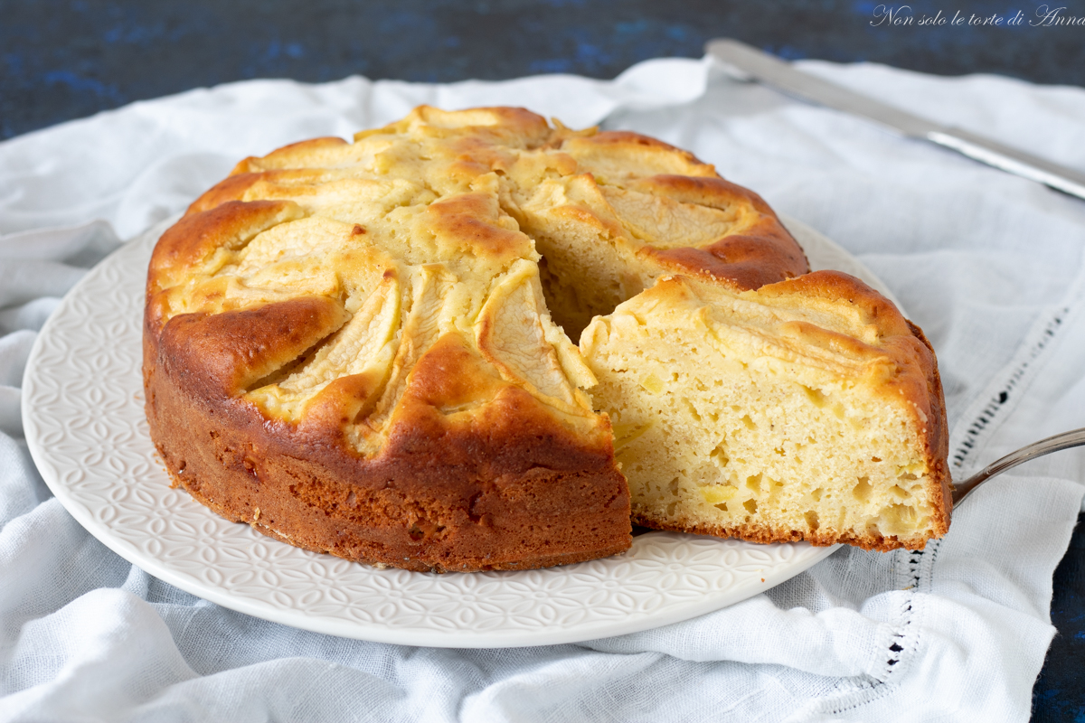 Appel en mascarpone taart