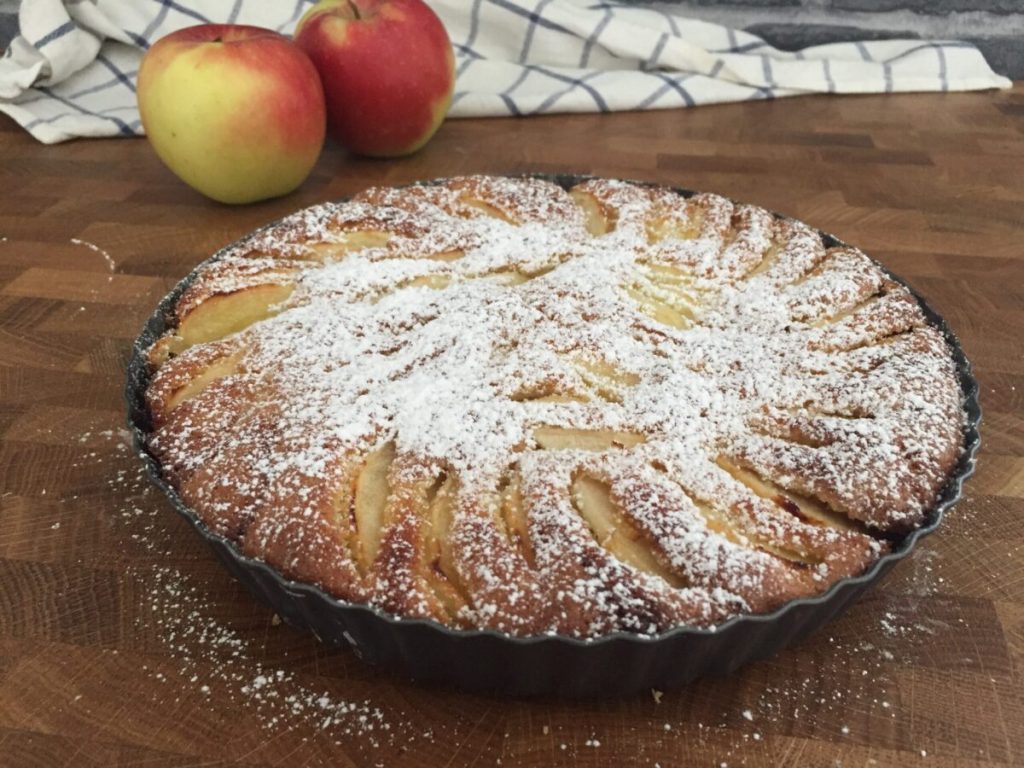 snelle onweerstaanbare appeltaart