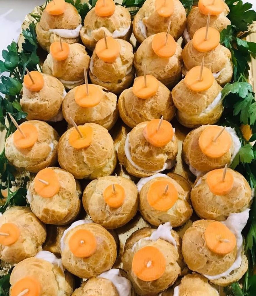 Hartige soezen voor voorgerechten en fingerfood